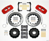 Wilwood AERO4 Rear Kit 14.25in Drilled Red 2014-Up Corvette C7 w/Lines Big Brake Kits Wilwood