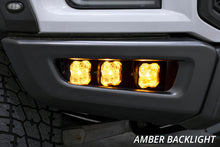 Load image into Gallery viewer, Diode Dynamics 17-20 Ford Raptor SS3 LED Fog Light Kit - Yellow Pro Fog Lights Diode Dynamics   
