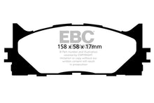 Load image into Gallery viewer, EBC 12-17 Toyota Camry 2.5L Yellowstuff Front Brake Pads Brake Pads - Performance EBC   
