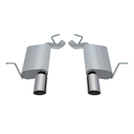 Gibson 11-18 Jeep Grand Cherokee Laredo 3.6L 2.25in Axle-Back Dual Exhaust - Aluminized Axle Back Gibson
