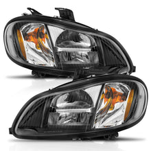 Load image into Gallery viewer, ANZO 2002-2014 Freightliner M2 LED Crystal Headlights Black Housing w/ Clear Lens (Pair) Headlights ANZO
