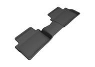 3D MAXpider 2019-2020 Hyundai Veloster Kagu 2nd Row Floormats - Black Floor Mats - Rubber 3D MAXpider   