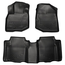 Load image into Gallery viewer, Husky Liners 09-12 Honda Fit WeatherBeater Combo Black Floor Liners Floor Mats - Rubber Husky Liners
