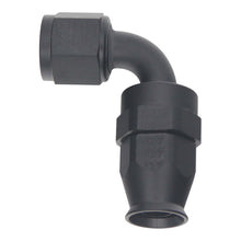 Load image into Gallery viewer, DeatschWerks 8AN Female Swivel 90-Degree Hose End PTFE (Incl 1 Olive Insert) - Anodized Matte Black Fittings DeatschWerks

