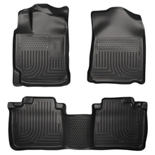 Load image into Gallery viewer, Husky Liners 09-11 Toyota Venza WeatherBeater Combo Black Floor Liners Floor Mats - Rubber Husky Liners
