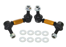 Load image into Gallery viewer, Whiteline 03+ Nissan 350z Z33 / 07-08 Infiniti G35 (Exc AWD) Fr Swaybar-Link Assy HD Adj Steel Ball Sway Bar Endlinks Whiteline
