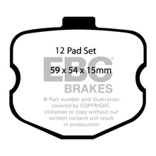 Load image into Gallery viewer, EBC 06-08 Chevrolet Corvette (C6) 7.0 (Z06) Bluestuff Front Brake Pads Brake Pads - Racing EBC   
