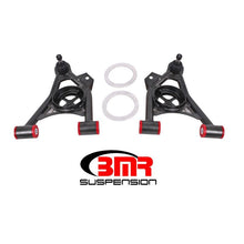 Load image into Gallery viewer, BMR 79-93 Mustang Fox Lower Control A-Arm Front w/ Spring Pocket/Tall Ball Joint - Black Hammertone Control Arms BMR Suspension
