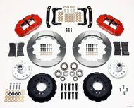 Wilwood Narrow Superlite 6R Front Hub Kit 12.88in Red 70-78 Camaro (*Line Kit Needed*) Big Brake Kits Wilwood