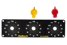 Load image into Gallery viewer, Haltech Triple Switch Panel Kit w/Yellow &amp; Red Knobs Switch Panels Haltech
