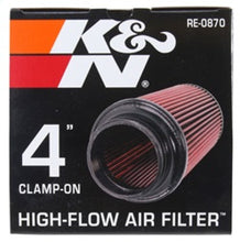 Load image into Gallery viewer, K&amp;N Universal Rubber Filter 4inch FLG / 6inch OD-B / 4-5/8inch OD-T / 9inch H Air Filters - Universal Fit K&amp;N Engineering   
