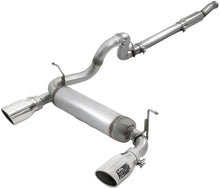 Load image into Gallery viewer, aFe Rebel Series 409 Stainless Steel Cat-Back Exhaust 18-21 Jeep Wrangler JL 2.0L (t) - Polished Tip Catback aFe
