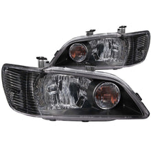 Load image into Gallery viewer, ANZO 2002-2003 Mitsubishi Lancer Crystal Headlights Black Headlights ANZO
