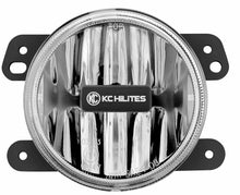 Load image into Gallery viewer, KC HiLiTES 10-18 Jeep JK 4in. Gravity G4 LED Light 10w SAE/ECE Clear Fog Beam (Single) Fog Lights KC HiLiTES
