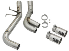 Load image into Gallery viewer, aFe Victory Series 4in 409-SS DPF-Back Exhaust w/ Dual Polished Tips 2017 GM Duramax V8-6.6L(td) L5P DPF Back aFe
