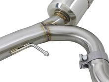 Load image into Gallery viewer, aFe Takeda 3in. to 2.5in. 304 SS C/B Exhaust 08-15 Mitsubishi EVO I4-2.0L (t) - Blue Flamed Tips Catback aFe
