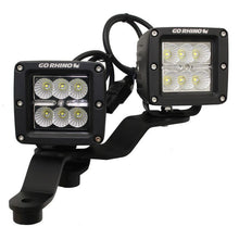 Load image into Gallery viewer, Go Rhino 18-20 Jeep Wrangler JL/JLU/Gladiator JT Light Mount - Two 3in Cubes Offset Light Mounts Go Rhino
