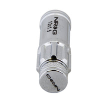 Load image into Gallery viewer, NRG 700 Series M12 X 1.5 Steel Lug Nut w/Dust Cap Cover Set 21 Pc w/Locks &amp; Lock Socket - Silver Lug Nuts NRG
