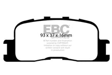 Load image into Gallery viewer, EBC 02-03 Lexus ES300 3.0 Greenstuff Rear Brake Pads Brake Pads - Performance EBC   
