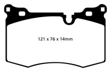 Load image into Gallery viewer, EBC 09-14 Mini Hardtop 1.6 Turbo J.C Works Redstuff Front Brake Pads Brake Pads - Performance EBC   
