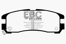 Load image into Gallery viewer, EBC 95-99 Chrysler Sebring Coupe 2.0 Redstuff Rear Brake Pads Brake Pads - Performance EBC   
