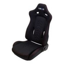 Load image into Gallery viewer, NRG Sport Seats (Pair) Cloth w/NRG Logo &amp; NRG Arrow Cushion Imprint - Black w/Red Stitch Reclineable Seats NRG
