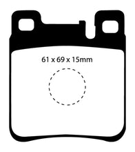 Load image into Gallery viewer, EBC 05-06 Chrysler Crossfire 3.2 SRT6 Redstuff Rear Brake Pads Brake Pads - Performance EBC   
