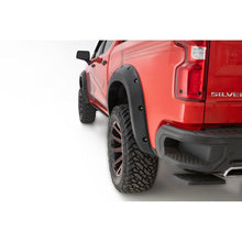Load image into Gallery viewer, Bushwacker 19-21 Chevrolet Silverado 1500 Pocket Style Flares 4pc - Black Fender Flares Bushwacker
