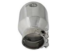 Load image into Gallery viewer, aFe MACH Force-Xp 304 SS Clamp-On Exhaust Tip 2.5in. Inlet / 4in. Outlet / 6in. L - Polished Tips aFe
