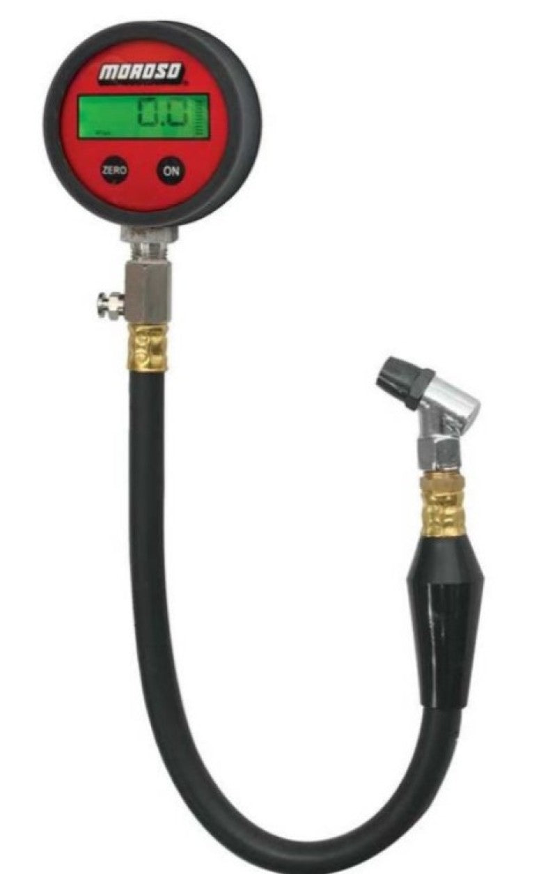 Moroso Tire Pressure Gauge 0-15psi - Digital Backlit Gauges Moroso
