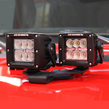 Load image into Gallery viewer, Go Rhino 18-20 Jeep Wrangler JL/JLU/Gladiator JT Light Mount - Two 3in Cubes Light Mounts Go Rhino
