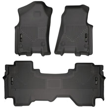 Load image into Gallery viewer, Husky Liners 19 Dodge Ram 1500 Quad Cab Weatherbeater Black Front &amp; 2nd Seat Floor Liners Floor Mats - Rubber Husky Liners
