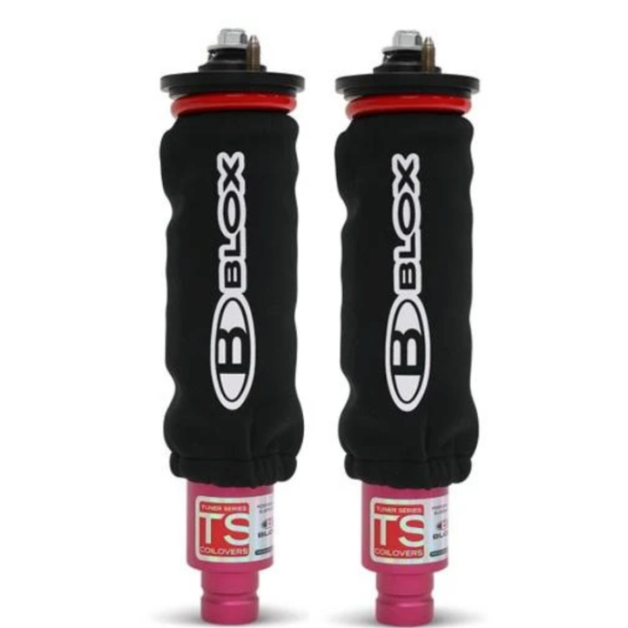 BLOX Racing Neoprene Coilover Covers - Black (Pair) Coilover Components BLOX Racing