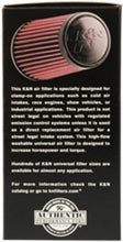 Load image into Gallery viewer, K&amp;N Filter Universal Rubber Filter 3 1/2 inch Flange 4 5/8 inch Base 3 1/2 inch Top 7 inch Height Air Filters - Universal Fit K&amp;N Engineering   

