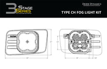 Load image into Gallery viewer, Diode Dynamics SS3 Type CH LED Fog Light Kit Pro ABL - Yellow SAE Fog Fog Lights Diode Dynamics   
