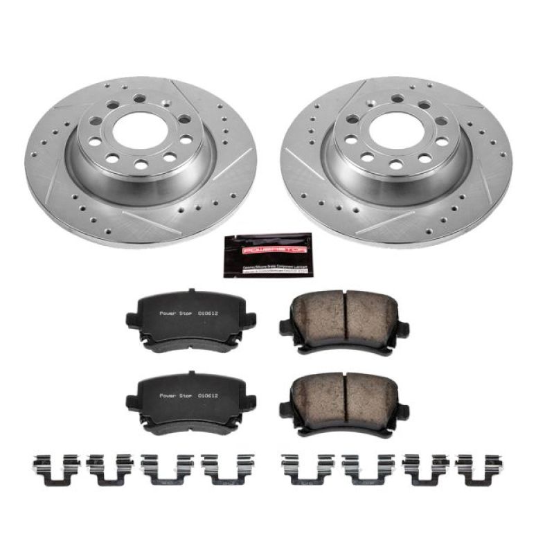 Power Stop 2013 Audi A3 Rear Z23 Evolution Sport Brake Kit Brake Kits - Performance D&S PowerStop   