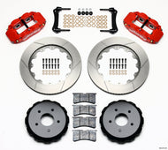 Wilwood Narrow Superlite 4R Rear Kit 14.00in Red 97-04 Corvette C5/Z06 05-13 C6 Big Brake Kits Wilwood