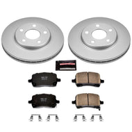 Power Stop 04-08 Chevrolet Malibu Front Z17 Evolution Geomet Coated Brake Kit Brake Kits - Performance Blank PowerStop