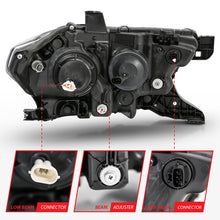 Load image into Gallery viewer, ANZO 2016-2017 Toyota Tacoma Projector Headlights w/ Plank Style Switchback Black w/ Amber Headlights ANZO
