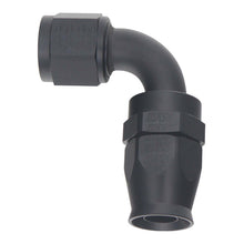 Load image into Gallery viewer, DeatschWerks 10AN Female Swivel 90-Degree Hose End PTFE (Incl Olive Insert) - Anodized Matte Black Fittings DeatschWerks
