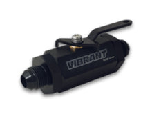 Load image into Gallery viewer, Vibrant -4AN to -4AN Male Shut Off Valve - Black Fittings Vibrant
