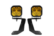 Diode Dynamics 18-21 Subaru Crosstrek Pro SS3 LED Ditch Light Kit - Yellow Combo Light Accessories and Wiring Diode Dynamics   