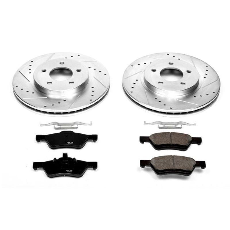 Power Stop 05-10 Ford Escape Front Z23 Evolution Sport Brake Kit Brake Kits - Performance D&S PowerStop   