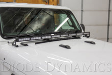 Load image into Gallery viewer, Diode Dynamics 18-21 Jeep JL Wrangler/Gladiator SS50 Hood LED Light Bar Kit - White Combo Light Bars &amp; Cubes Diode Dynamics   
