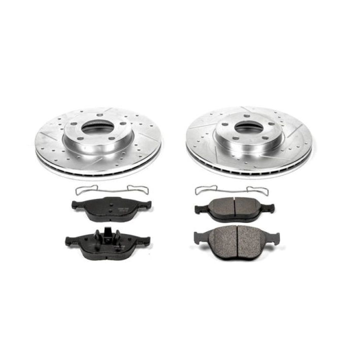 Power Stop 10-13 Ford Transit Connect Front Z23 Evolution Sport Brake Kit Brake Kits - Performance D&S PowerStop   