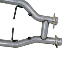 Load image into Gallery viewer, BBK 96-04 Mustang 4.6 GT / Cobra Short Mid H Pipe w Catalytic Converters 2-1/2 For Long Tube Headers H Pipes BBK
