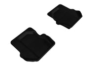 3D MAXpider 2005-2012 Porsche 911 997 Kagu 2nd Row Floormats - Black Floor Mats - Rubber 3D MAXpider   