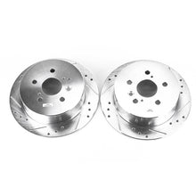 Load image into Gallery viewer, Power Stop 04-06 Lexus RX330 Rear Evolution Drilled &amp; Slotted Rotors - Pair Brake Rotors - Slot &amp; Drilled PowerStop   
