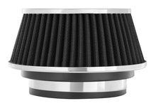 Load image into Gallery viewer, Spectre Adjustable Conical Air Filter 2-1/2in. Tall (Fits 3in. / 3-1/2in. / 4in. Tubes) - Black Air Filters - Universal Fit Spectre
