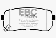 Load image into Gallery viewer, EBC 15+ Kia Sedona 3.3 Yellowstuff Rear Brake Pads Brake Pads - Performance EBC   
